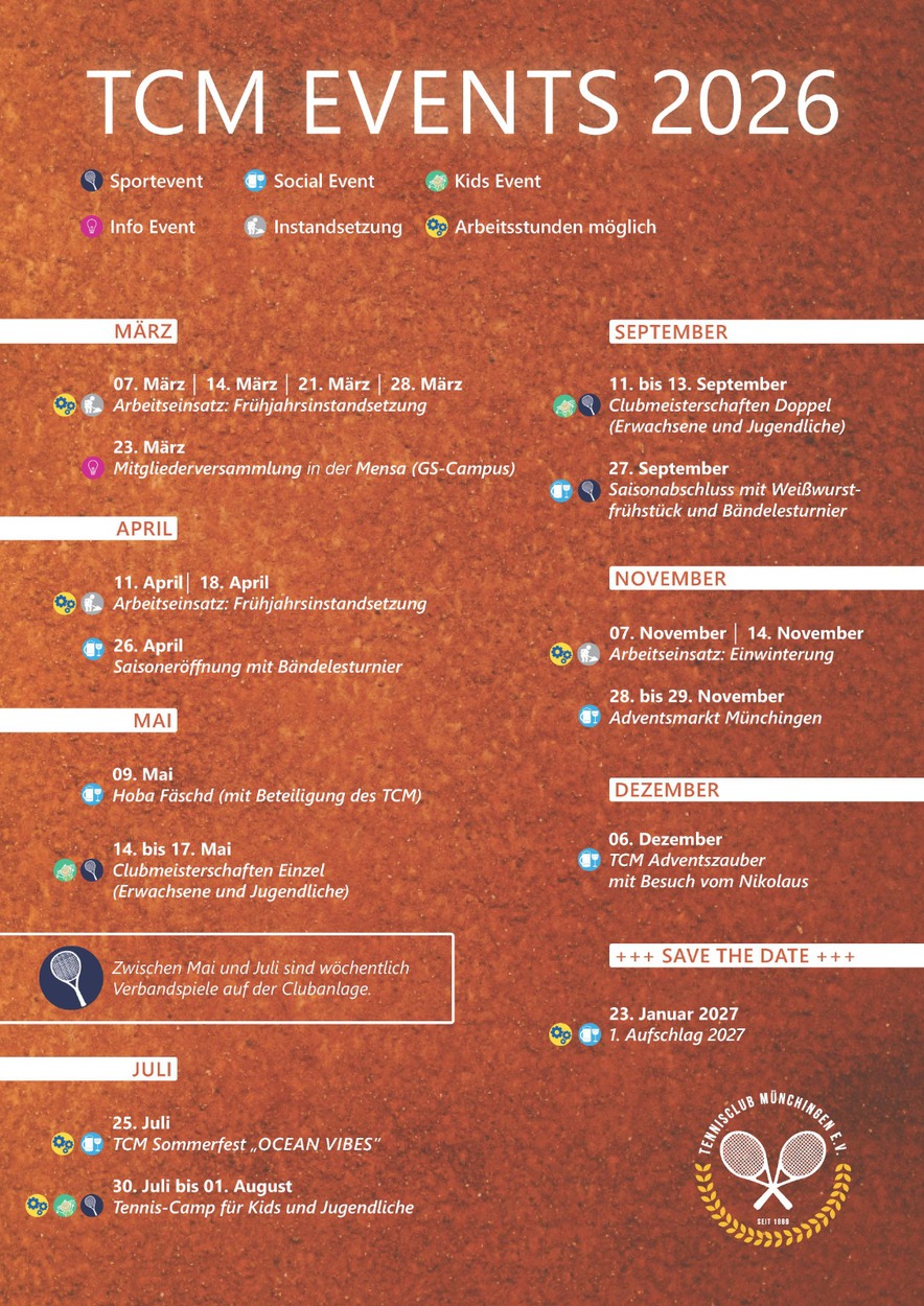 Eventkalender 2026
